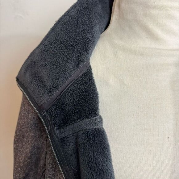 GERRY jacket | fleece lined mid length jacket | medium | gray | hoodie - Picture 5 of 13